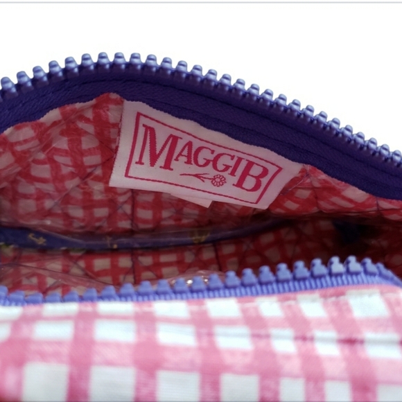 MaggiB Floral Mirrored Cosmetic Bag - Picture 4 of 6